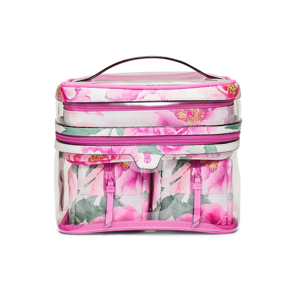 Victoria’s Secret Bombshell Floral 4pc Makeup Bag